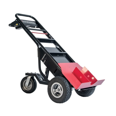 Motorized Hand Truck - Pneumatic Tires and Tent Pole Pusher