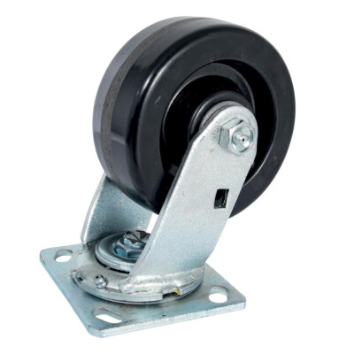 5 inch Black Phenolic Swivel Caster - 130055