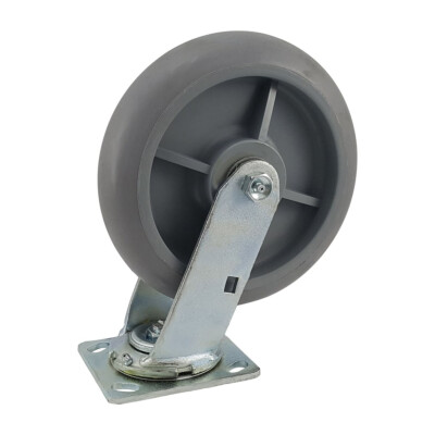 Platform truck 8" thermoplastic rubber swivel caster