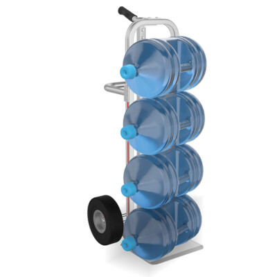 Trayless 4-bottled water truck with 131010 wheels, with bottles