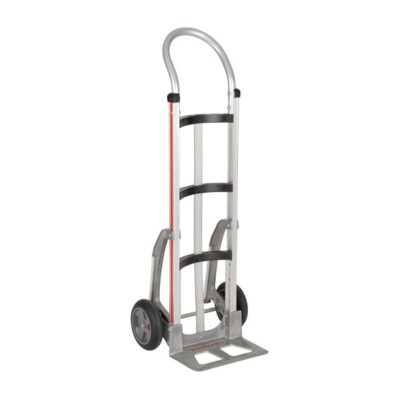 hand truck curved back frame