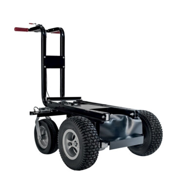 Motorized Hopper Cart Chassis, Pneumatic Wheels