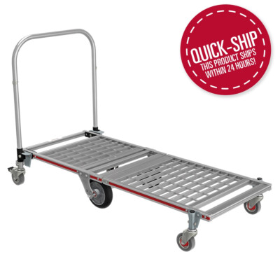 Six-Wheel Foldable Hand Truck (With Extension) Down (QS)